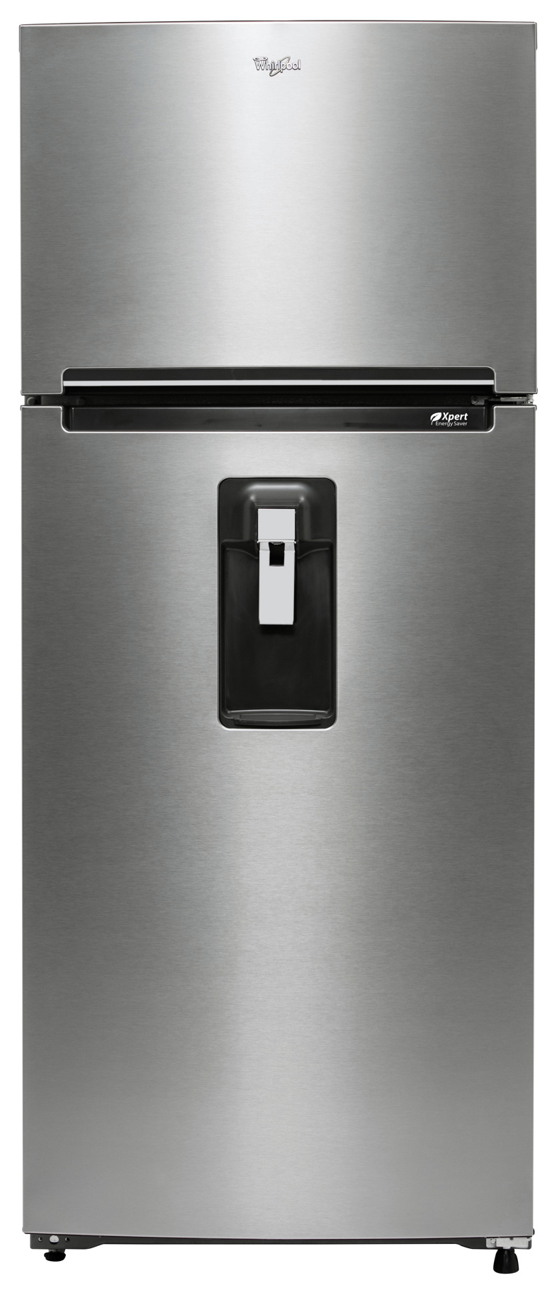Whirlpool refrigerador 18 pies con dispensador de agua acero inox.