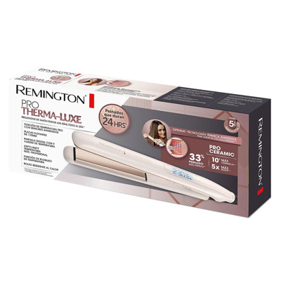 Remington plancha de cabello temperatura inteligente protermalux delgada
