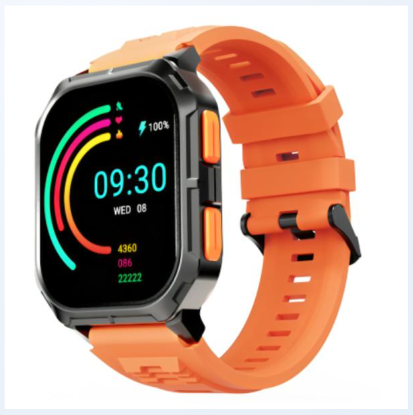 SMART WATCH HIFUTURE ULTRA 3 / BANDA DE 22MM NEGRO / NARANJA