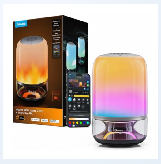 Lámpara de Mesa Govee 2 Pro Sound by JBL Bluetooth/WiFi H6020AF1