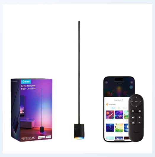 Lámpara de Piso Govee con Parlante RGBICWW H6079112