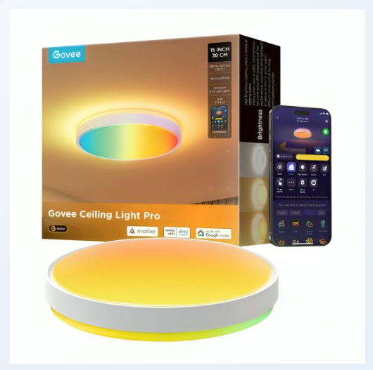 Lámpara de Techo Govee H60A6 15" RGBICWW Control por App H60A6C01