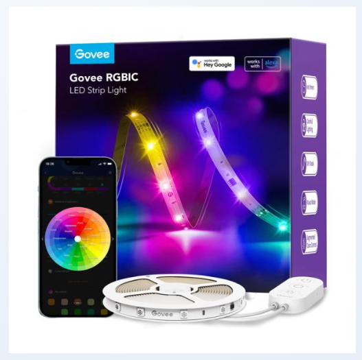 Cable de Luces Govee RGBIC Basic WiFi Bluetooth LED Strip H618A