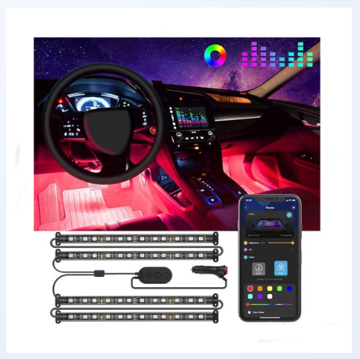 Cable de Luces Govee H7090 RGBIC Interior Car Lights H70900D2