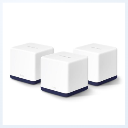 Sistema Wi-Fi Mercusys H50G (3-Pack) AC1900 Whole Mesh Halo Blanco