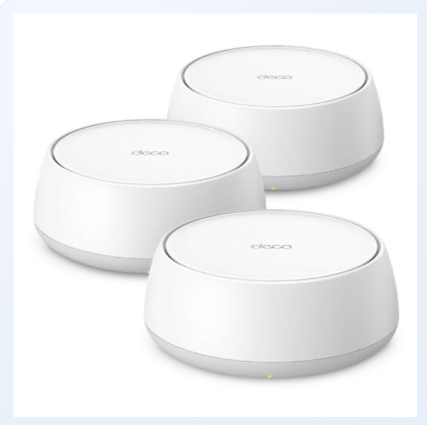 Sistema Wi-Fi TP-Link Deco BE25 (3-Pack) Wi-Fi 7 Doble Banda 2.4/5 GHz hasta 3600 Mbps Blanco