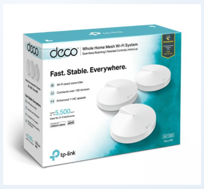 Sistema Wi-Fi TP-Link Deco M5 (3-Pack) Dual Band 1300 Mbps Wi-Fi AC Mesh Blanco